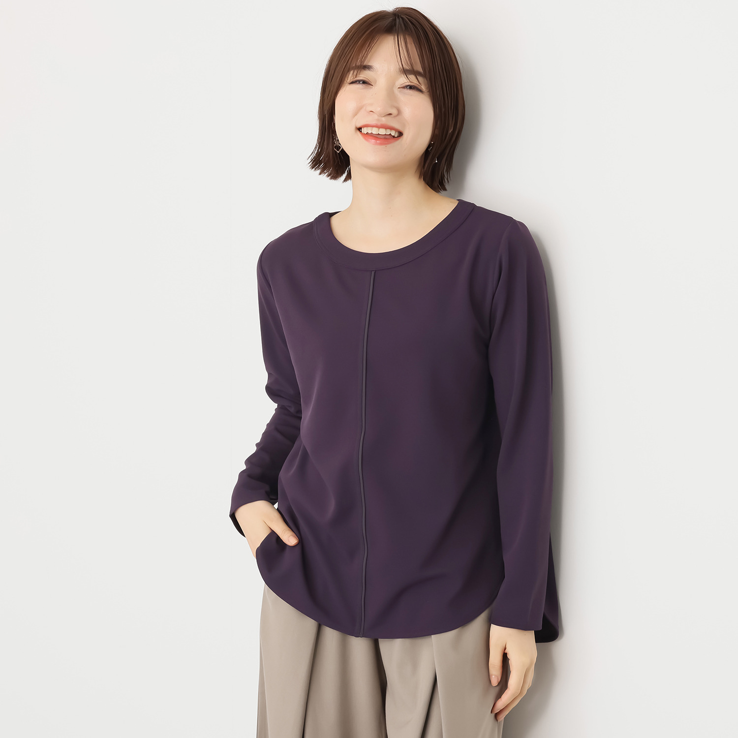 フーア グログランアクセント プルオーバー