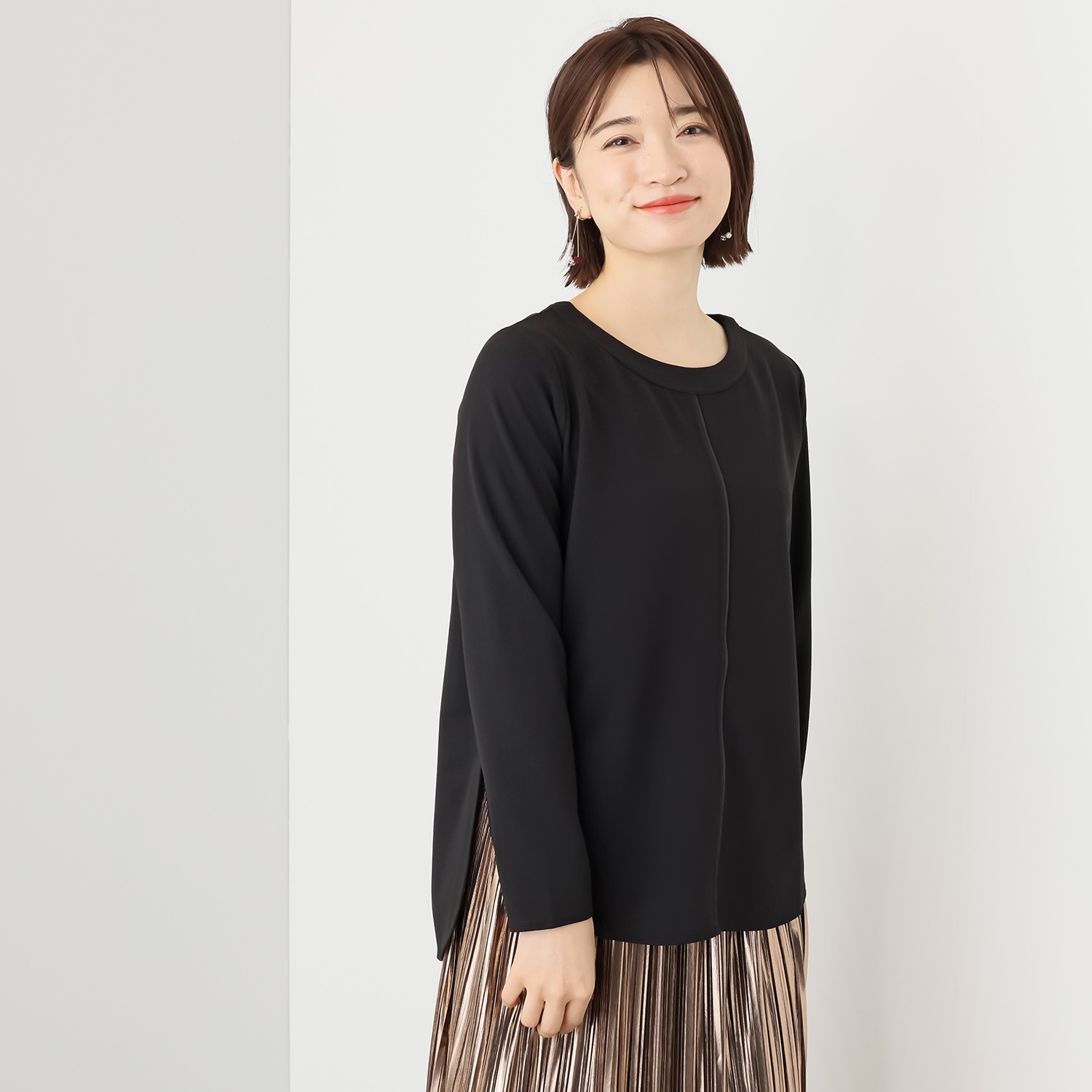 フーア グログランアクセント プルオーバー