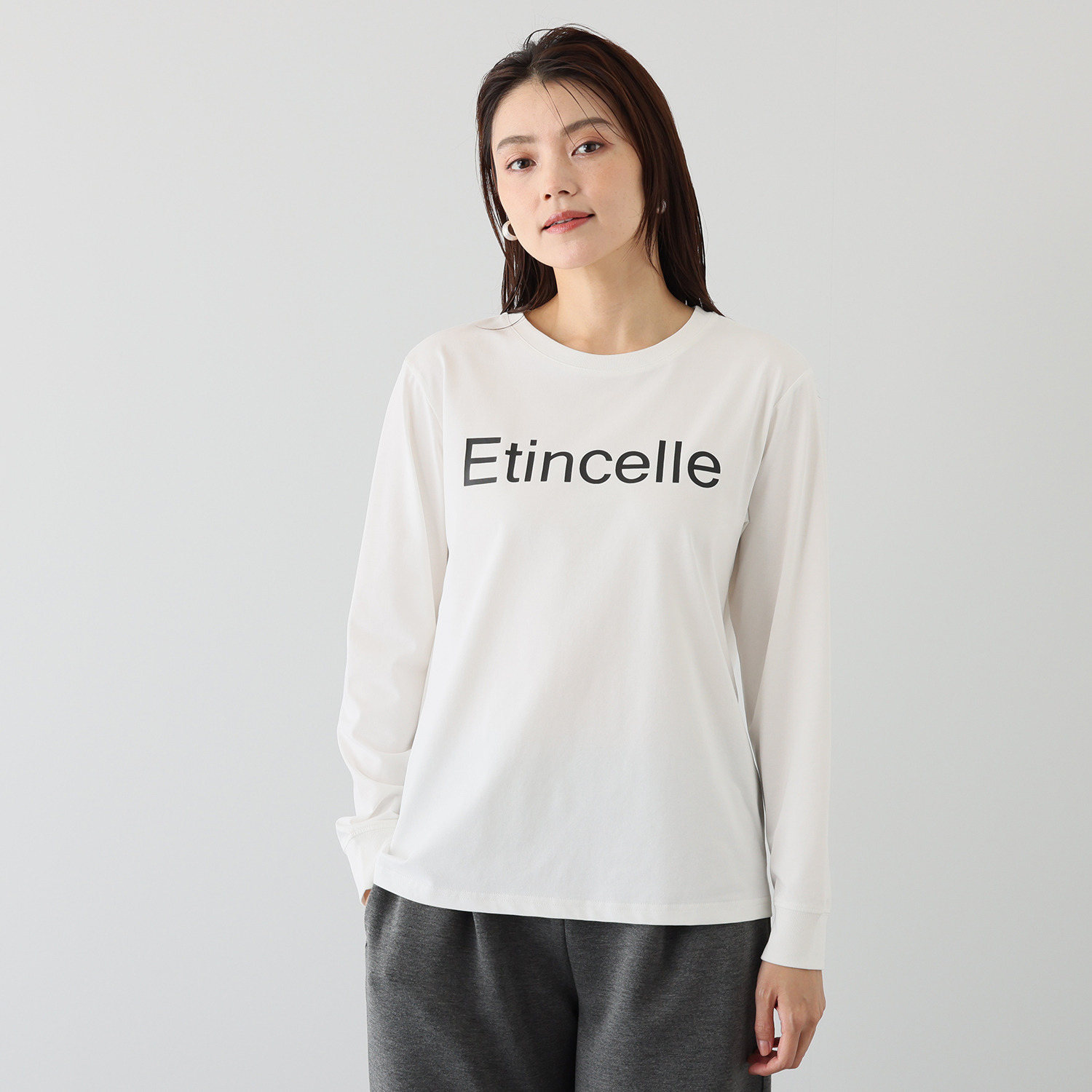 ルクオーレ ロゴプリント ロングスリーブＴシャツ