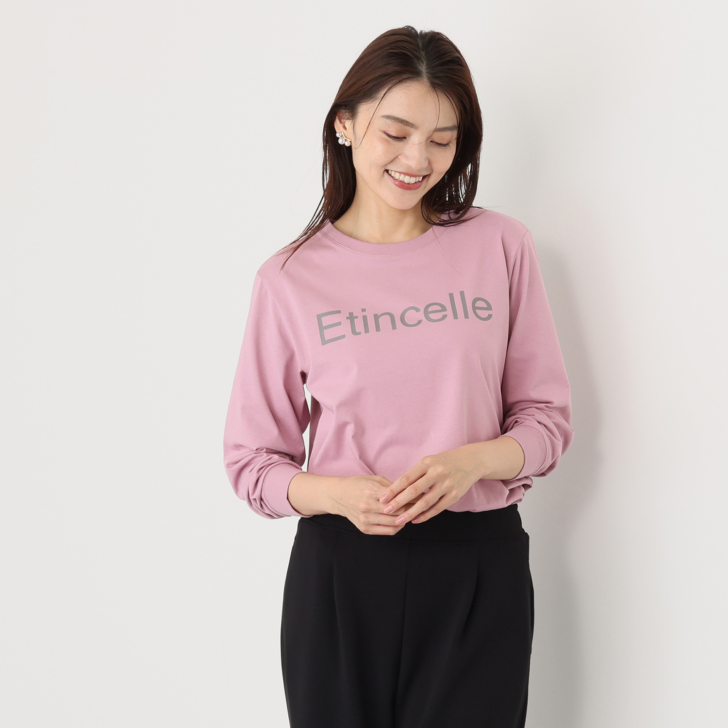 ルクオーレ ロゴプリント ロングスリーブＴシャツ