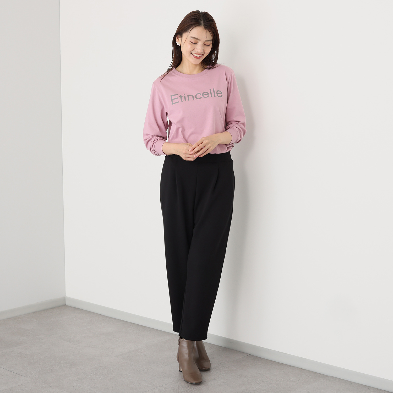 ルクオーレ ロゴプリント ロングスリーブＴシャツ