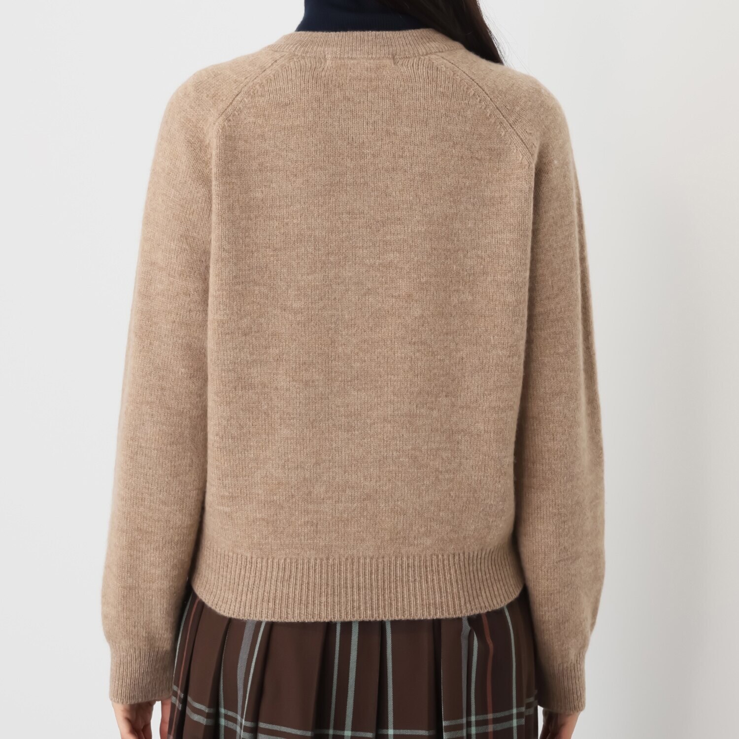 モカサン　ジュンコシマダ ウールカシミヤブレンド ジップアップジャケット