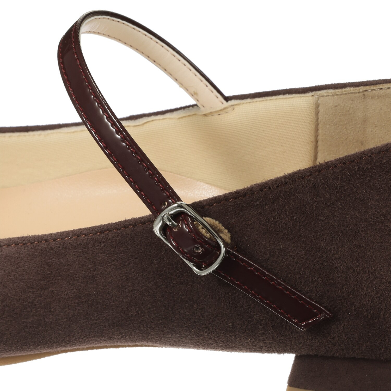 シェルシェエトワール メイドイン東京 はっ水 レザー柔らか仕立て あか抜け２ｃｍヒール メリージェーンパンプス