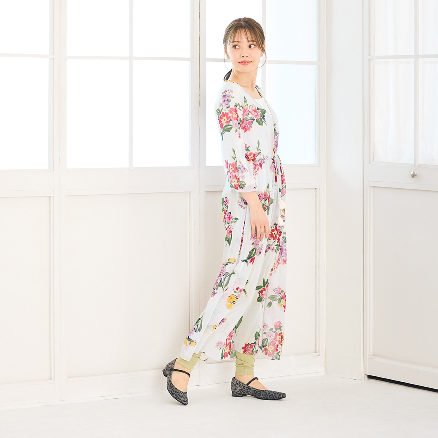 シェルシェエトワール メイドイン東京 はっ水 レザー柔らか仕立て あか抜け２ｃｍヒール メリージェーンパンプス