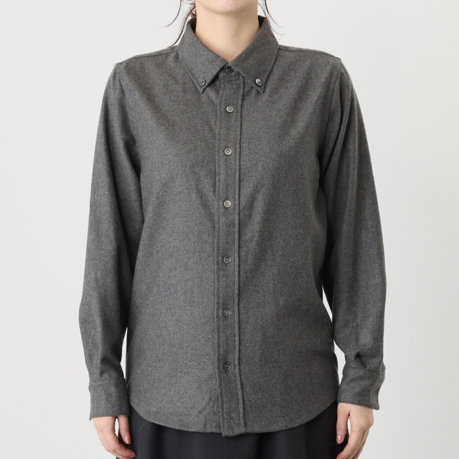 タルマス カシミヤ１００％ フランネルシャツ