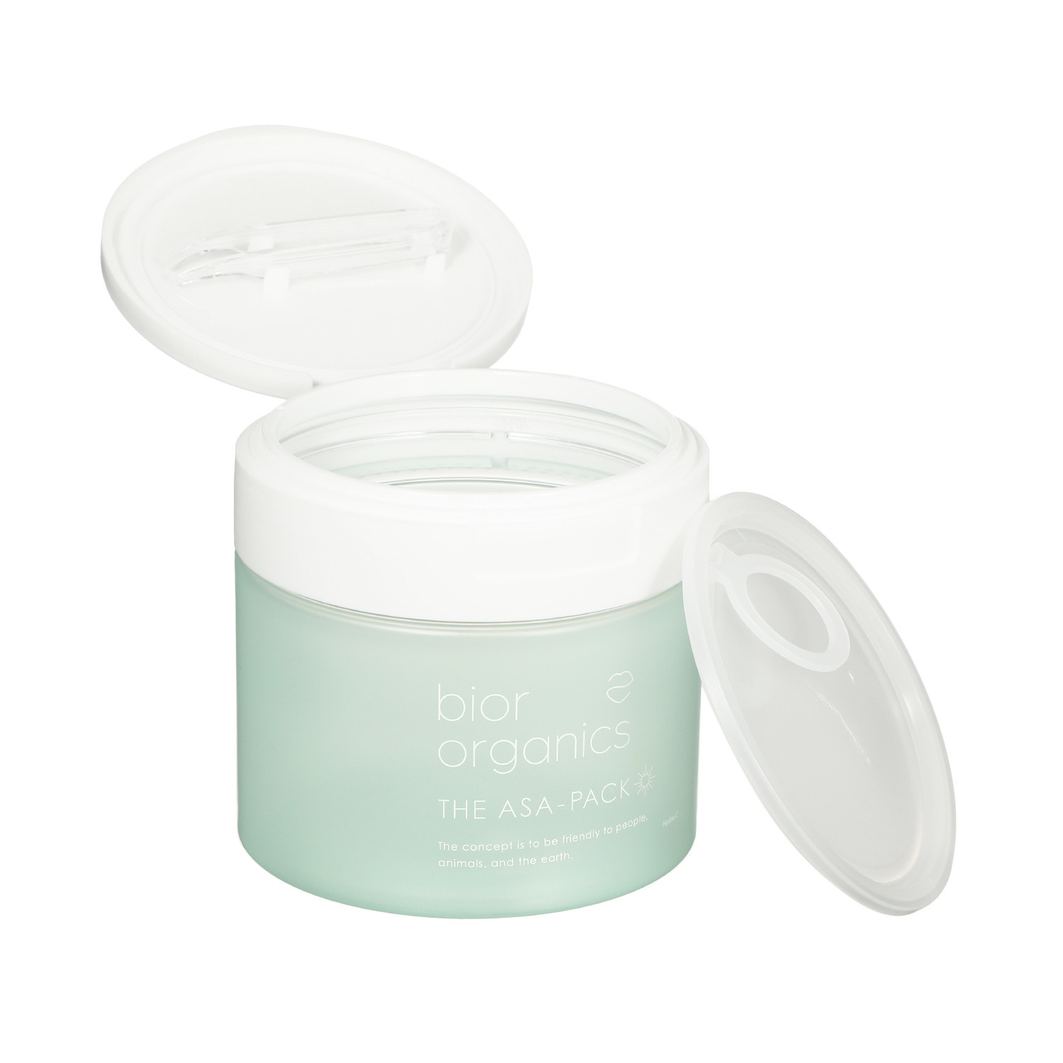 ビオール　オーガニクス エコサートコスモス オーガニック認証取得 お肌引き締め＆保湿ケア アサパック　ハイドロＣ オールインワン 美容液パック ２個セット 