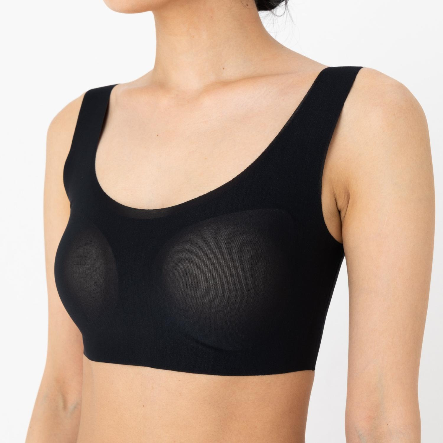 マリランテ 暑い夏にメッシュで快適！ 接触冷感・速乾 シームレスハーフトップ ２枚セット