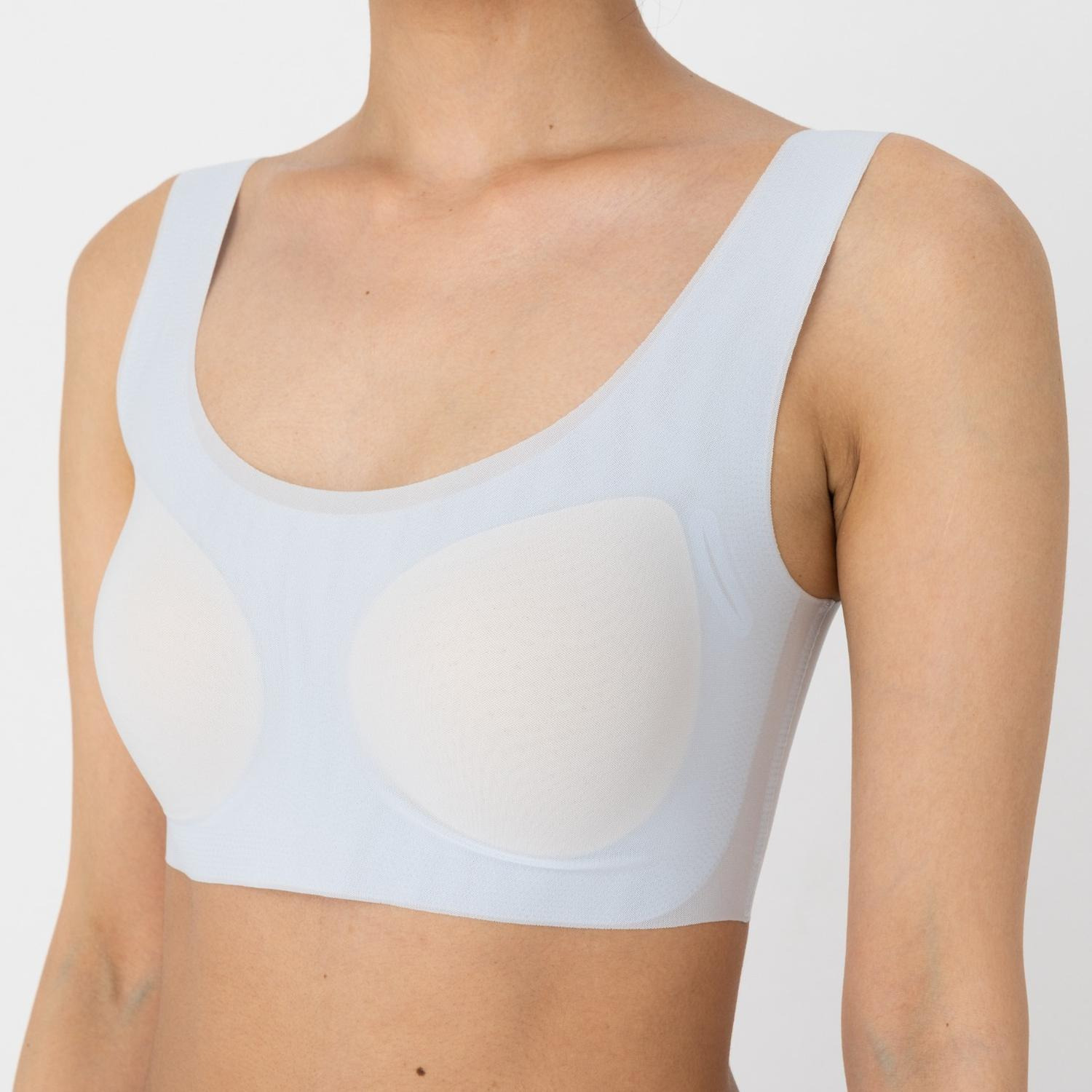 マリランテ 暑い夏にメッシュで快適！ 接触冷感・速乾 シームレスハーフトップ ２枚セット