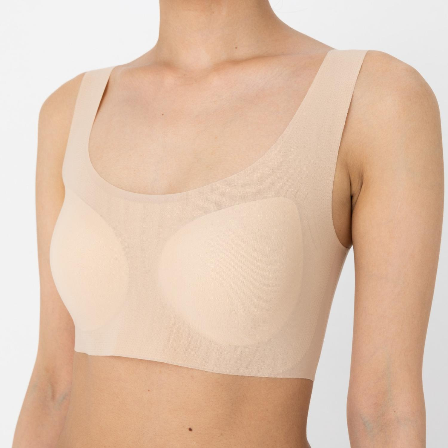 マリランテ 暑い夏にメッシュで快適！ 接触冷感・速乾 シームレスハーフトップ ２枚セット