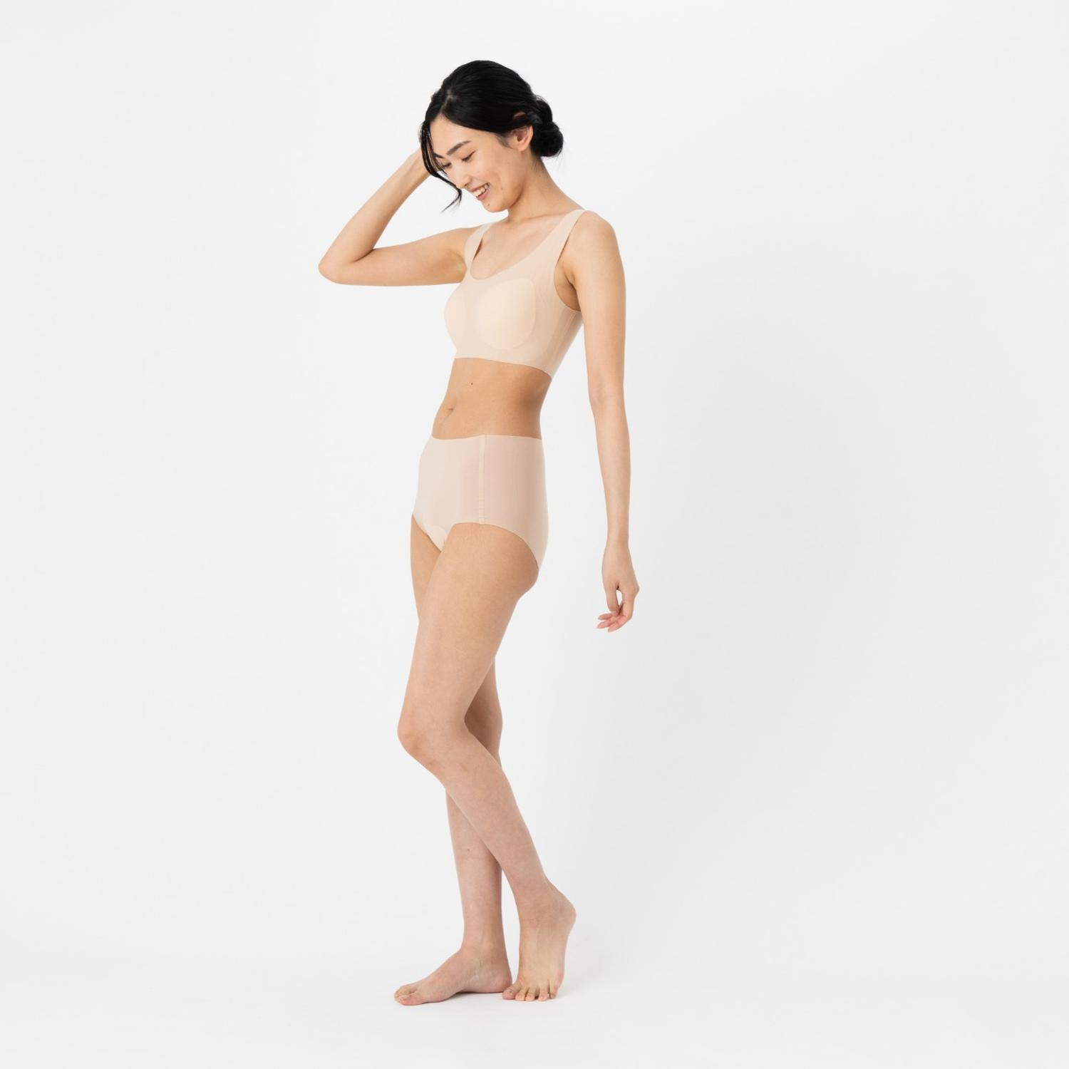 マリランテ 暑い夏にメッシュで快適！ 接触冷感・速乾 シームレスショーツ ４枚セット