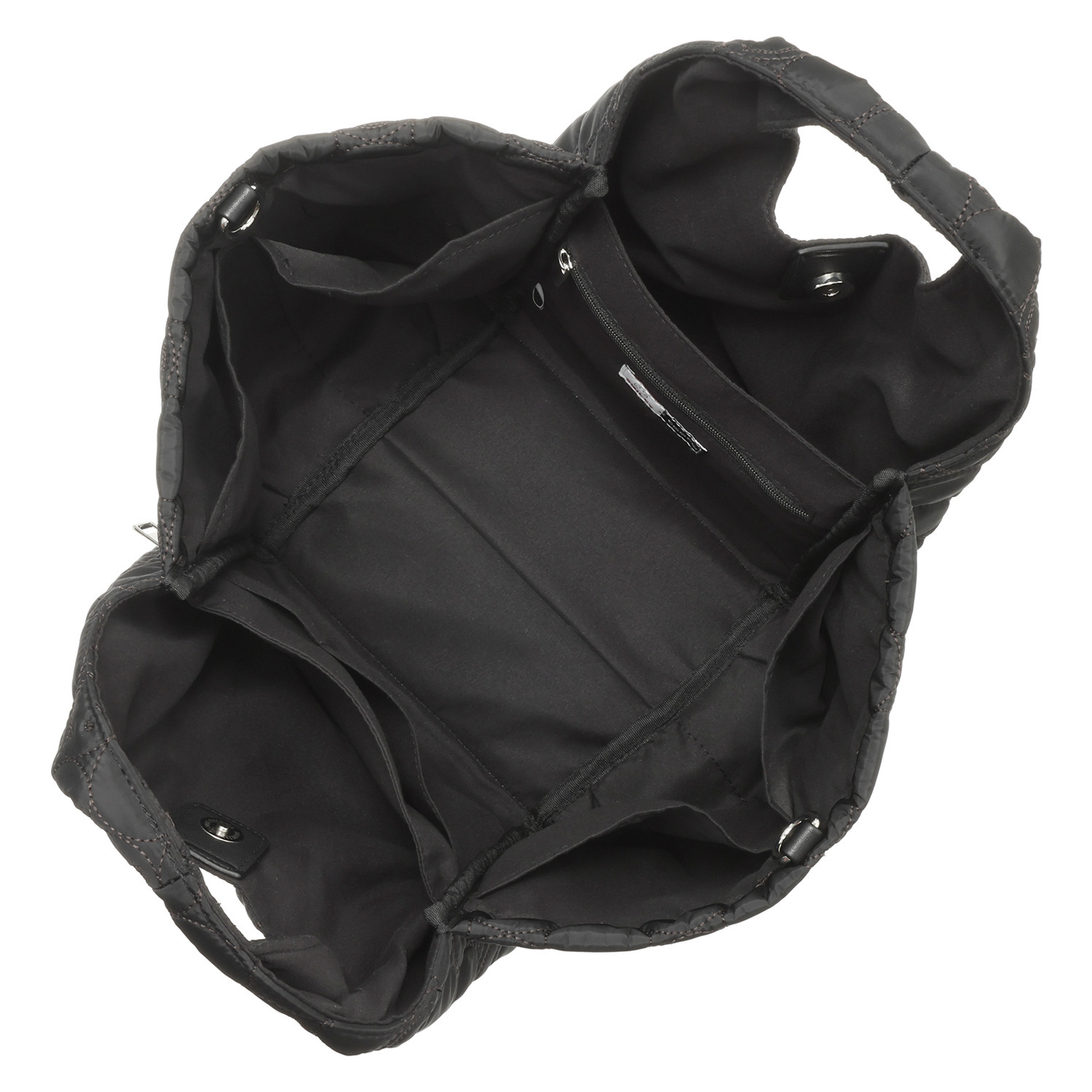 クーコ スマイリーフェイス キルトデザイン 多機能 ２ウェイトートバッグ