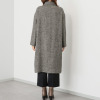 レア　ジェム ヘリンボーンウールで 優雅に軽やかに羽織る ダブルデザインコート