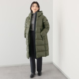 ピューテリー １枚は欲しい！ 使い勝手の良い 上質なゆったり ロングダウンコート