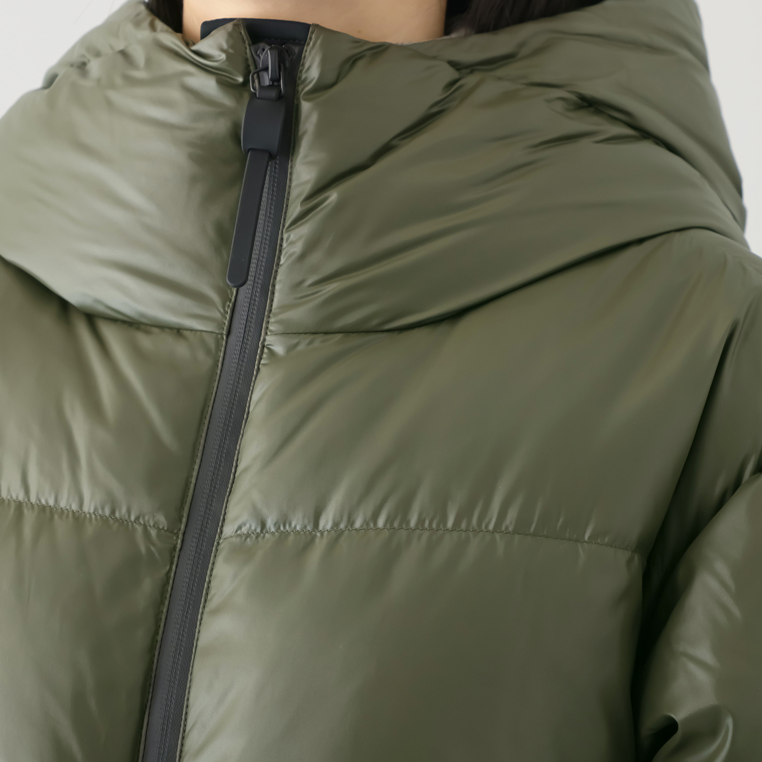 ピューテリー １枚は欲しい！ 使い勝手の良い 上質なゆったり ロングダウンコート