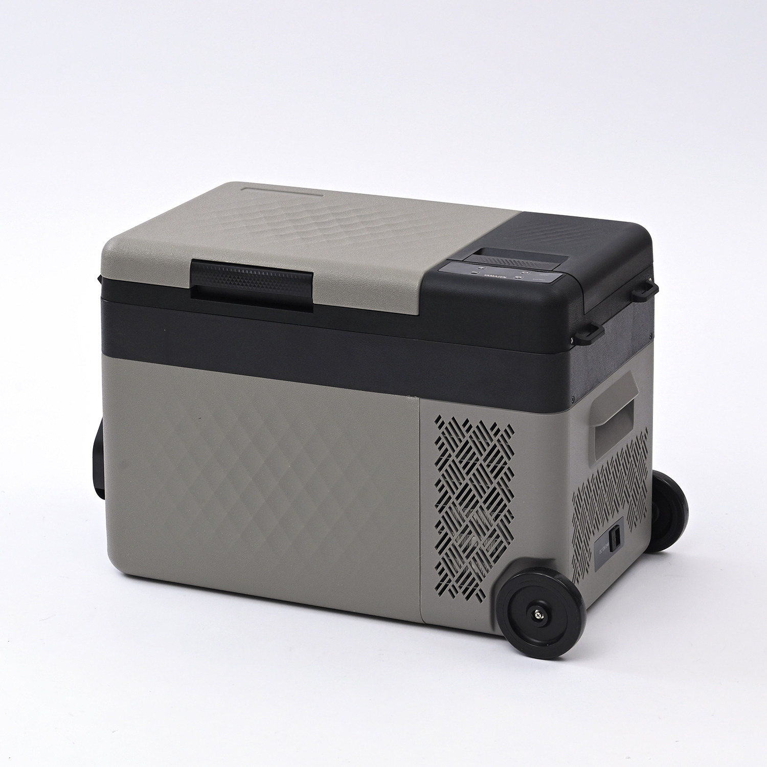 ＹＡＭＡＺＥＮ 食品のまとめ買いに活躍！ お家でも車でも使える キャスター付 ポータブル冷凍冷蔵庫 大容量２５リットル ＜リサイクル回収無し＞