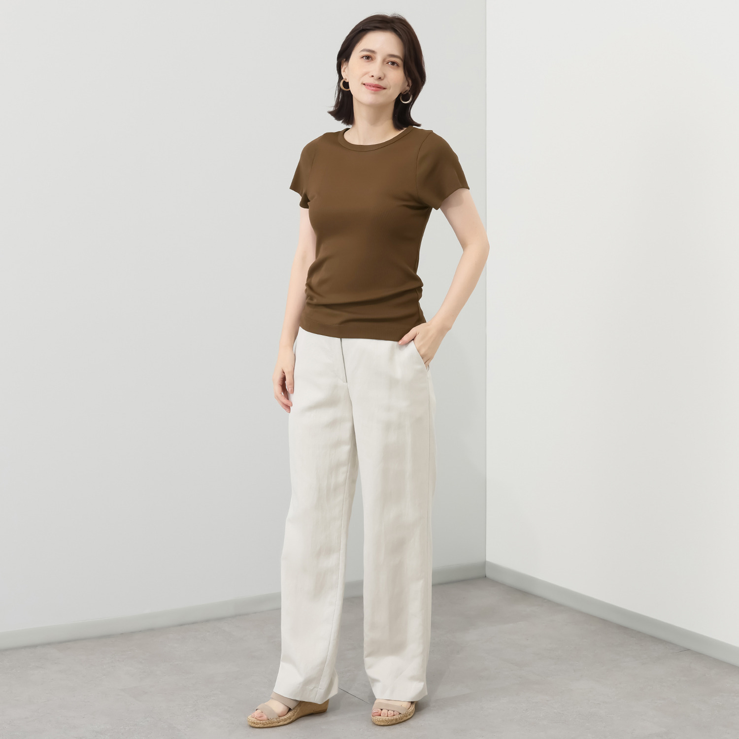 エイガールズ 新感覚！ スーピマコットン１００％ スペシャルシルケット 半袖プルオーバー