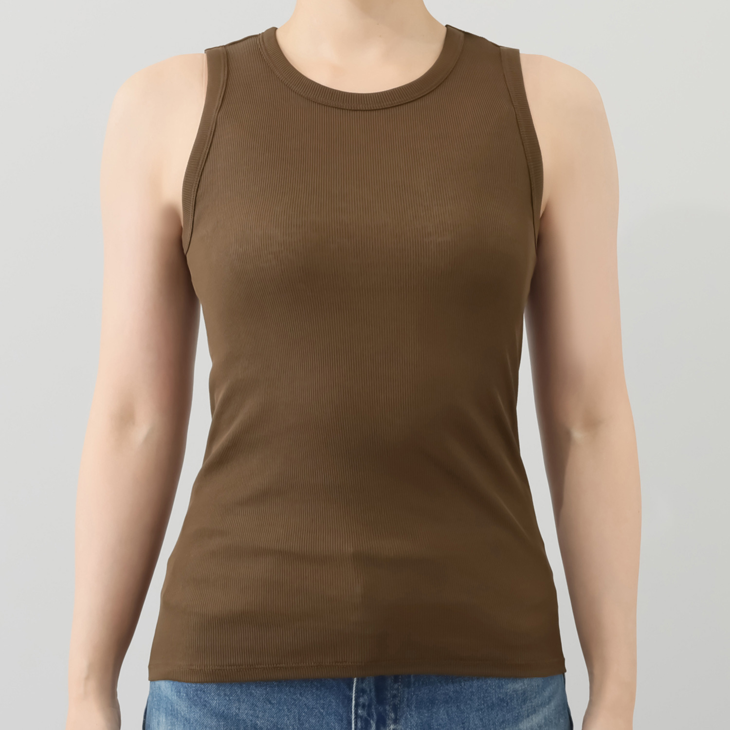 エイガールズ 新感覚！ スーピマコットン１００％ スペシャルシルケット タンクトップ