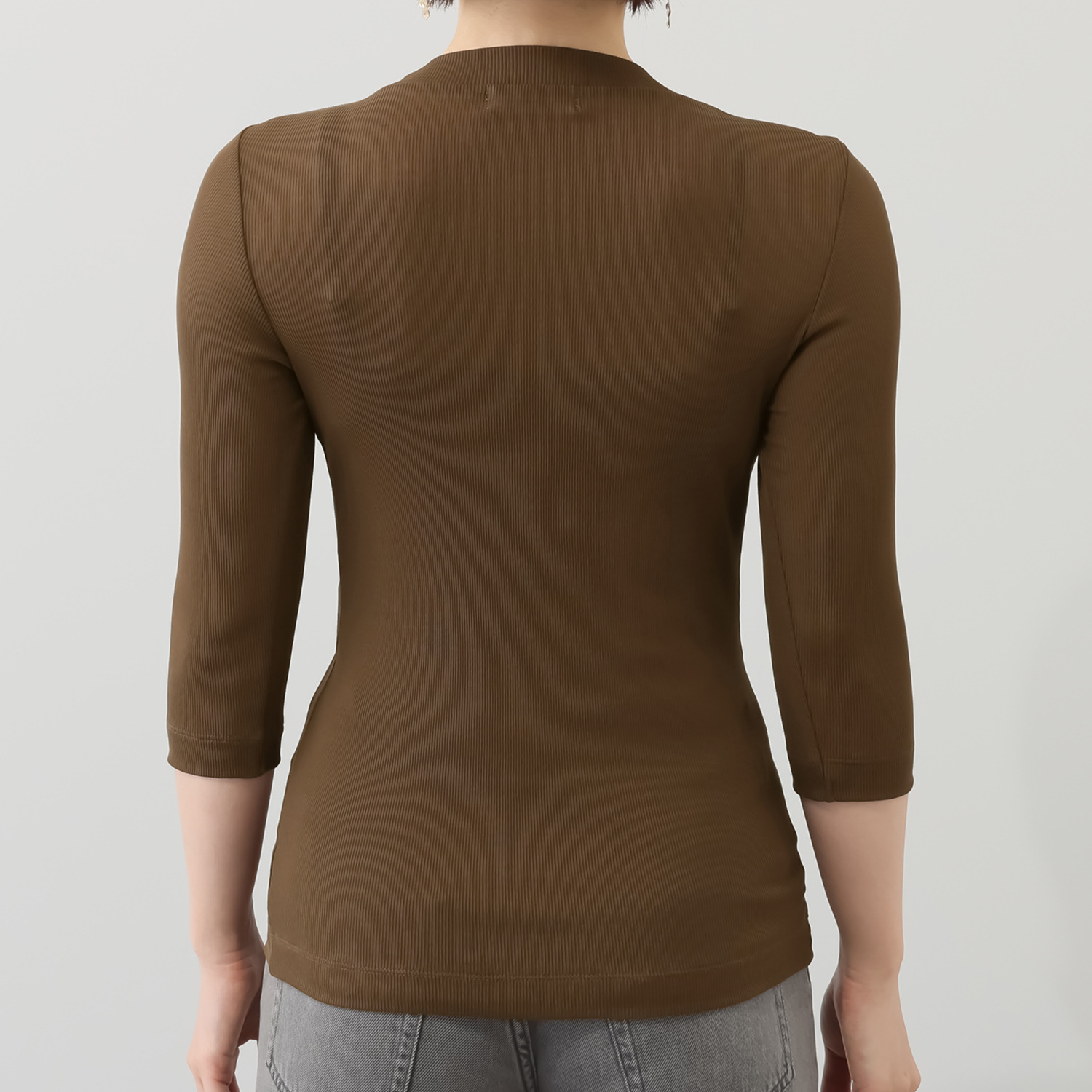 エイガールズ 新感覚！ スーピマコットン１００％ スペシャルシルケット 七分袖プルオーバー