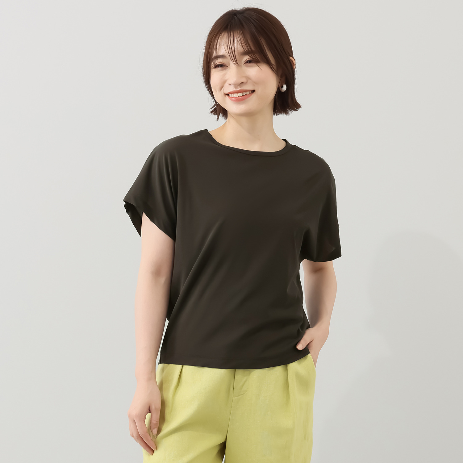 エイガールズ 新感覚！ スーピマコットン１００％ スペシャルシルケット 天竺ゆったりプルオーバー