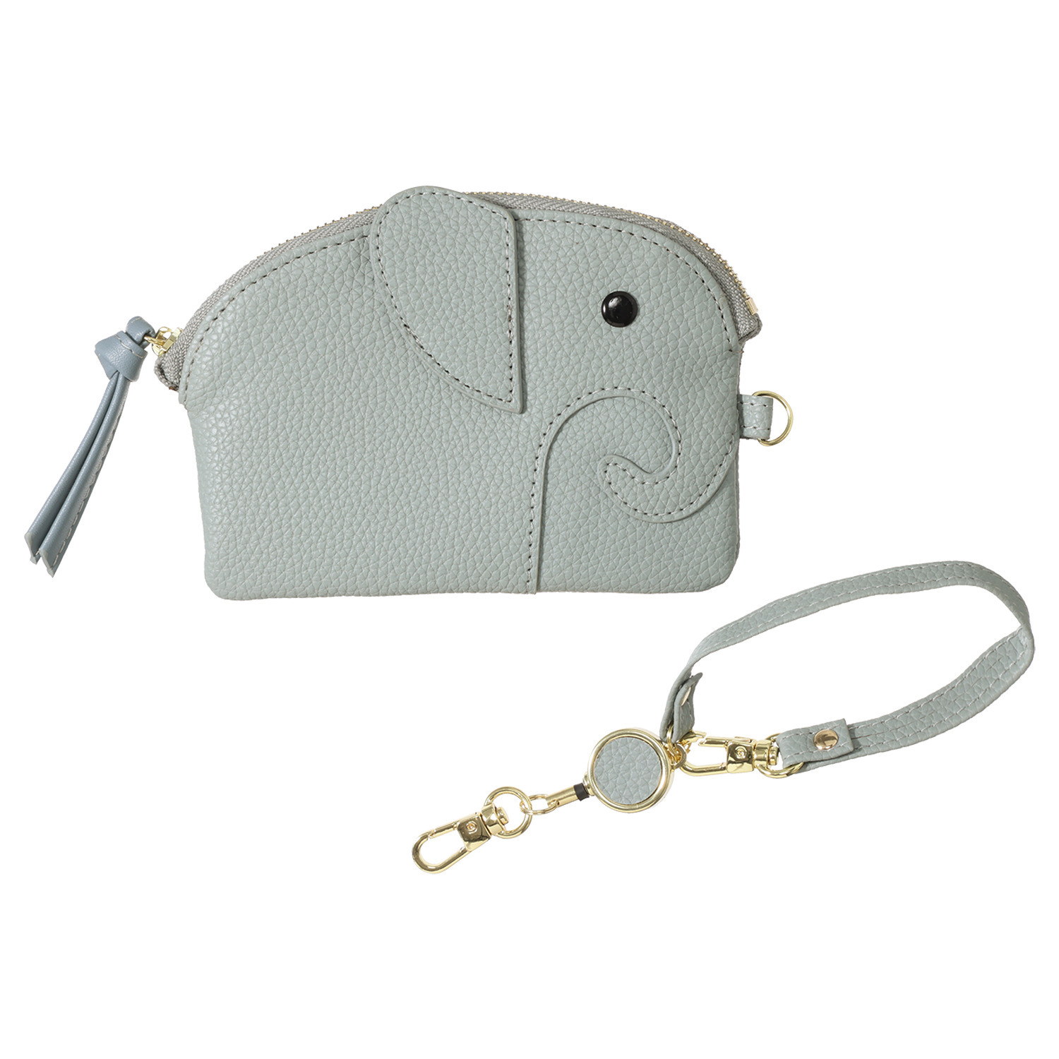 リズデイズ ゾウモティーフ マルチパスケース