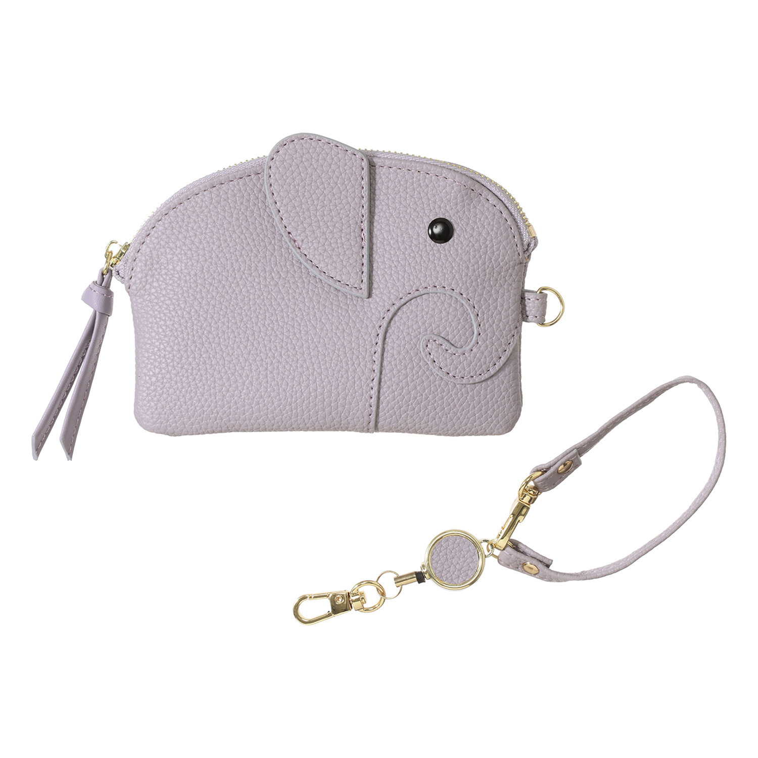 リズデイズ ゾウモティーフ マルチパスケース