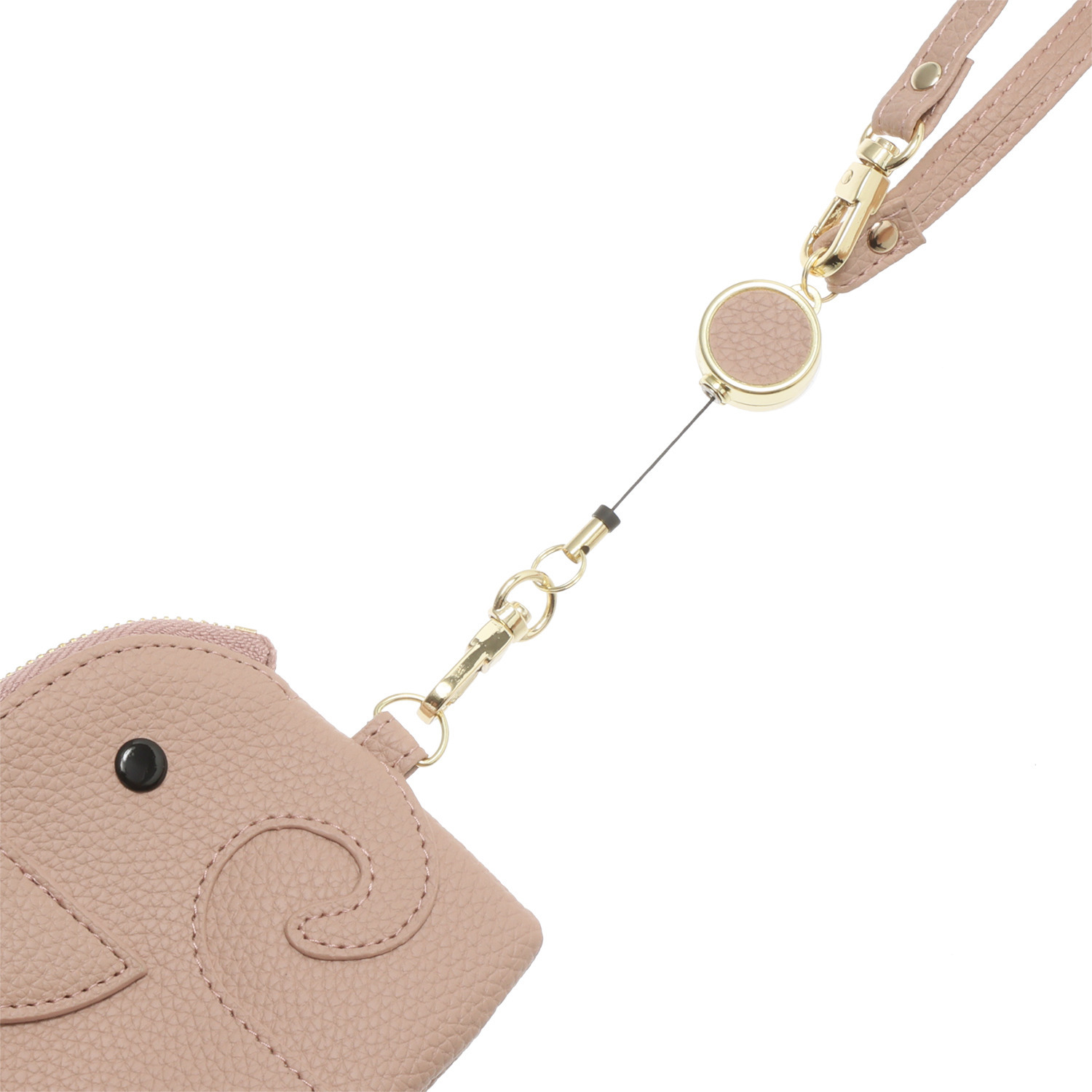 リズデイズ ゾウモティーフ マルチパスケース