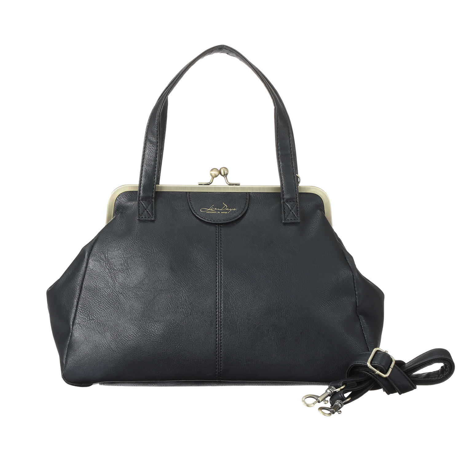 リズデイズ がま口 ２ウェイ ショルダーバッグ