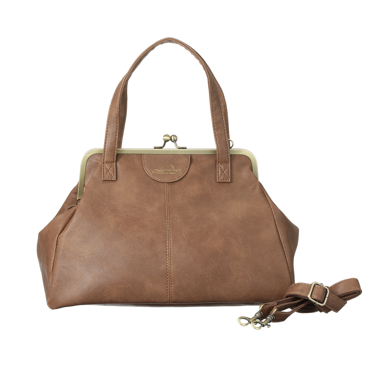 リズデイズ がま口 ２ウェイ ショルダーバッグ