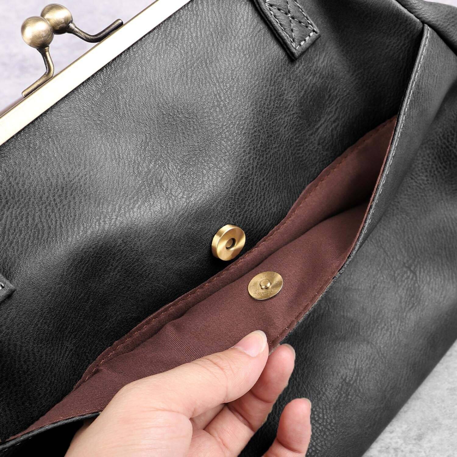 リズデイズ がま口 ２ウェイ ショルダーバッグ