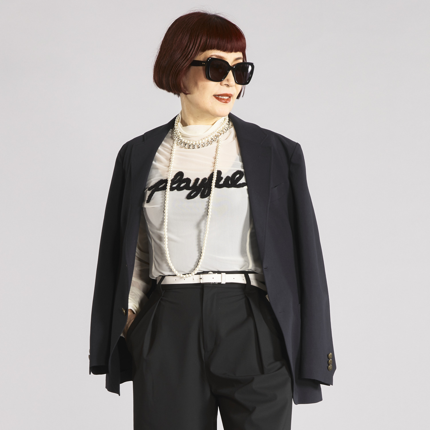 ボン・ブリコラージュ バイ　レイコ・ホウセンジ バイヤーイチ押し！ イマっぽさ満載の 大人のシアーチュール プルオーバー