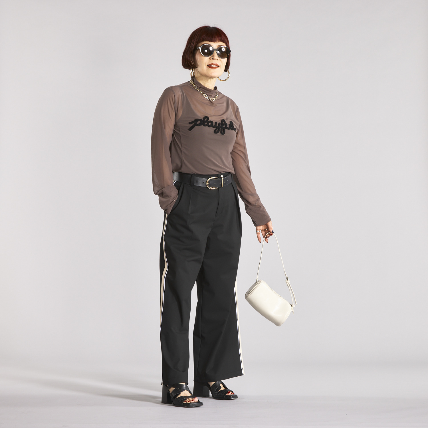 ボン・ブリコラージュ バイ　レイコ・ホウセンジ バイヤーイチ押し！ イマっぽさ満載の 大人のシアーチュール プルオーバー