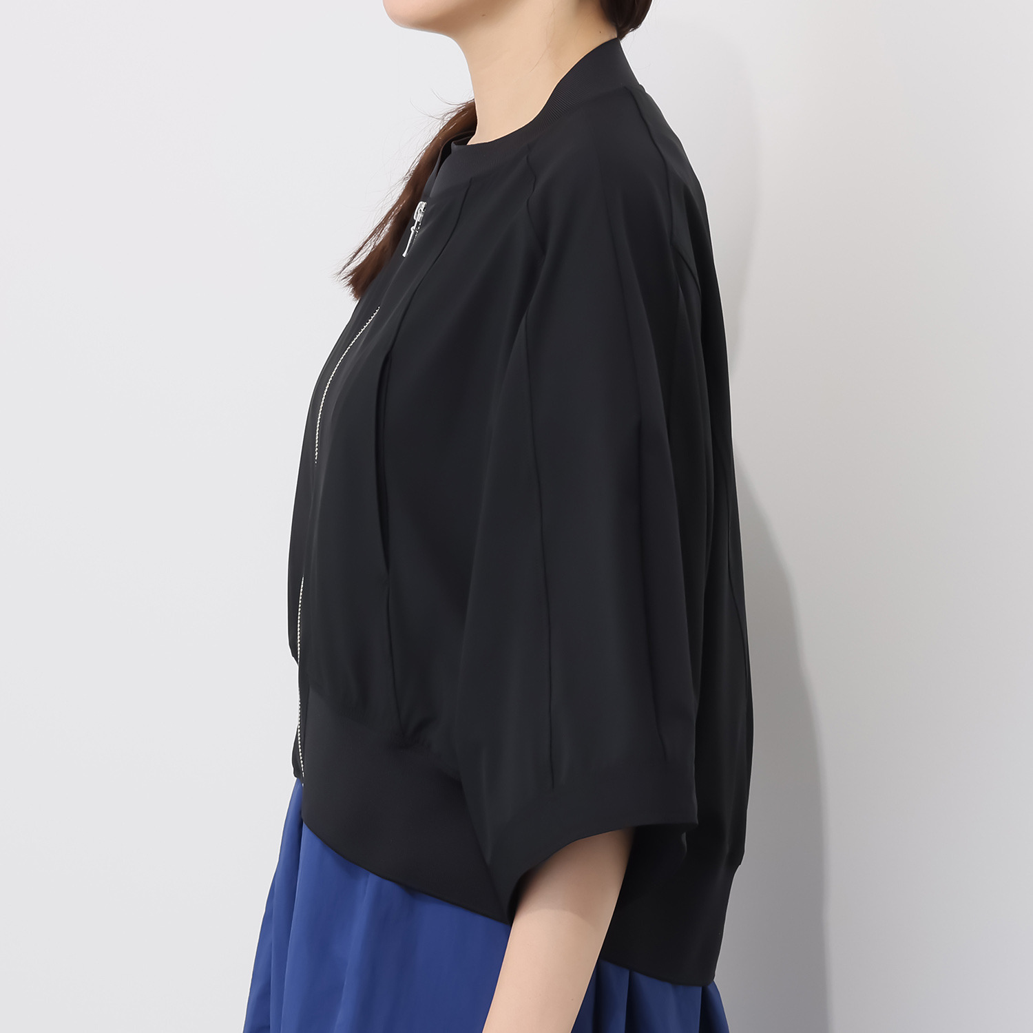 コモエリークローゼット 接触冷感 ゆるスリーブ 羽織りブルゾン