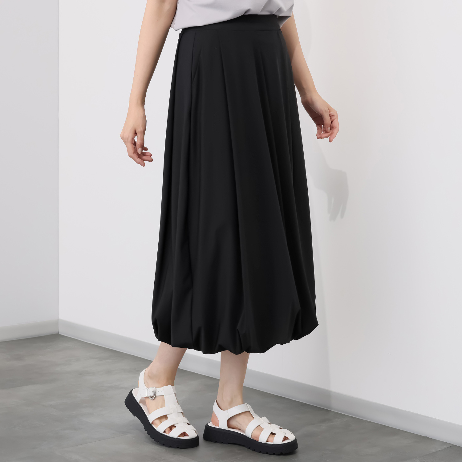 コモエリークローゼット ランダムタックスカート