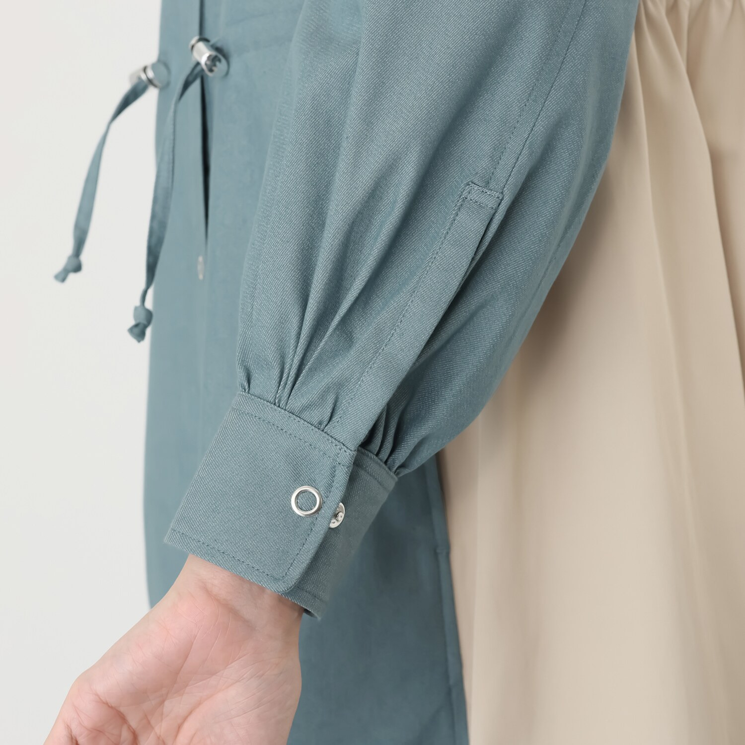 オジョウ アメリカントラッドな シャツドレスワンピース