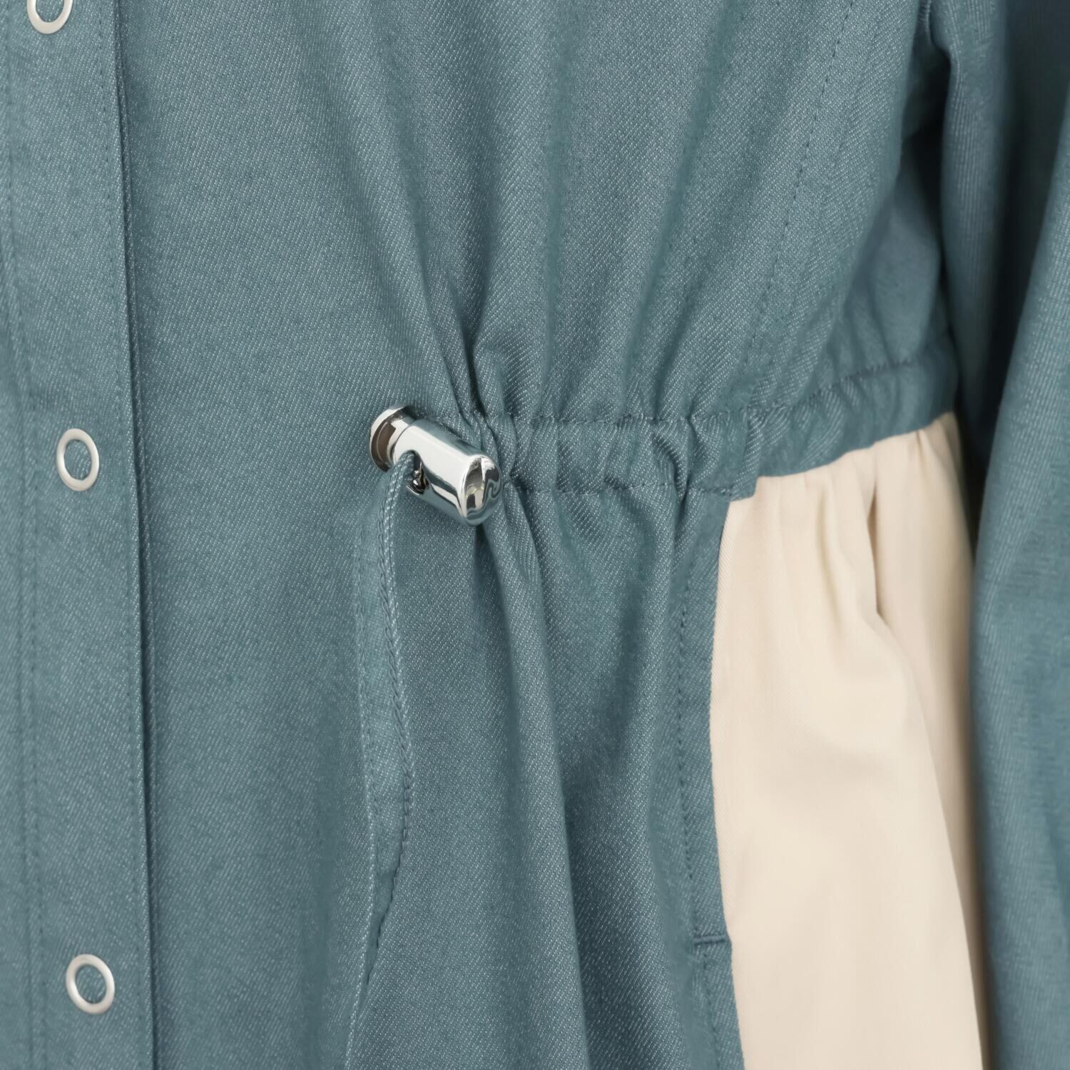 オジョウ アメリカントラッドな シャツドレスワンピース