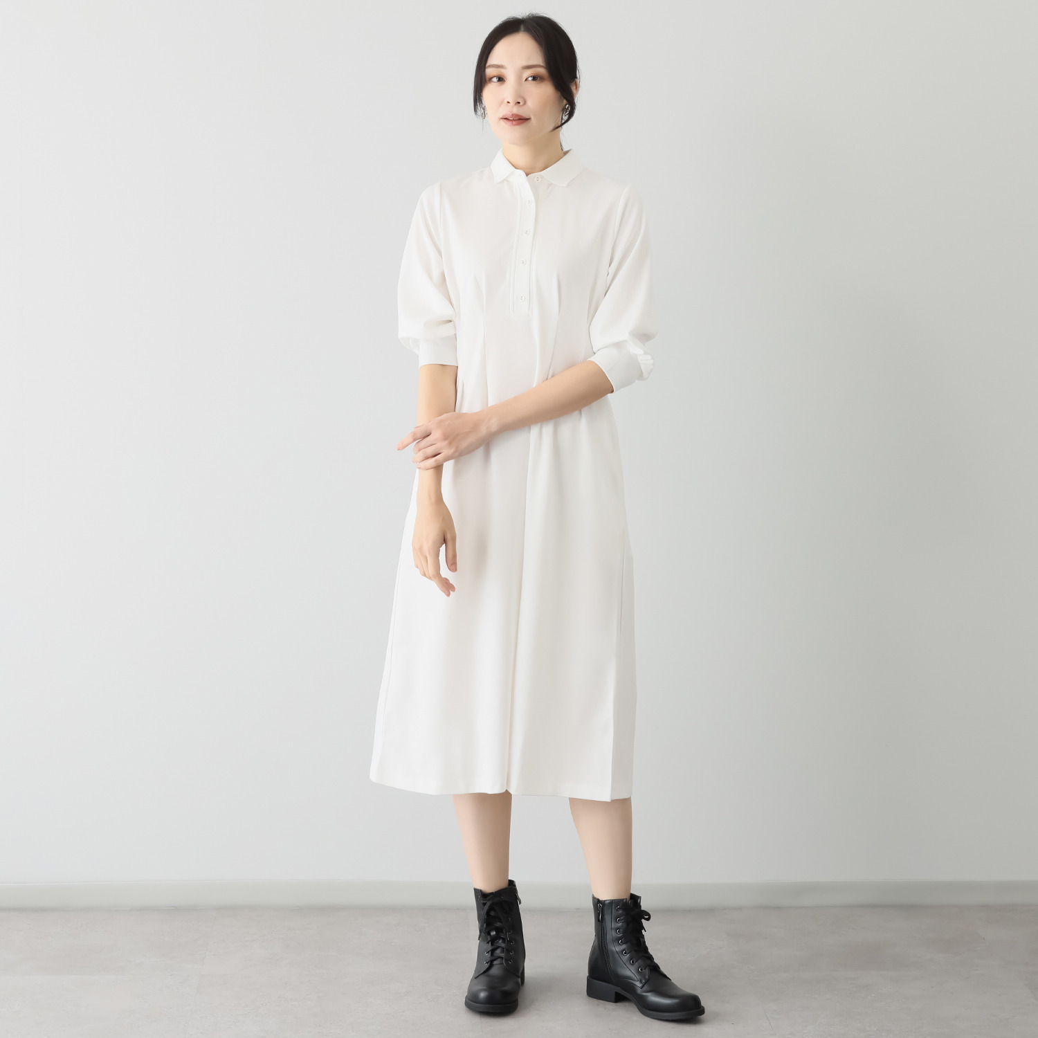 オジョウ テニスラヴァーのための スポーティー ポロワンピース