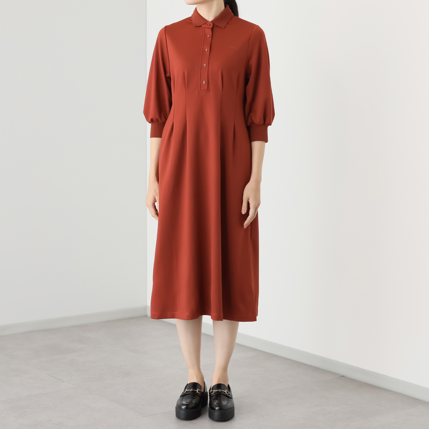 オジョウ テニスラヴァーのための スポーティー ポロワンピース