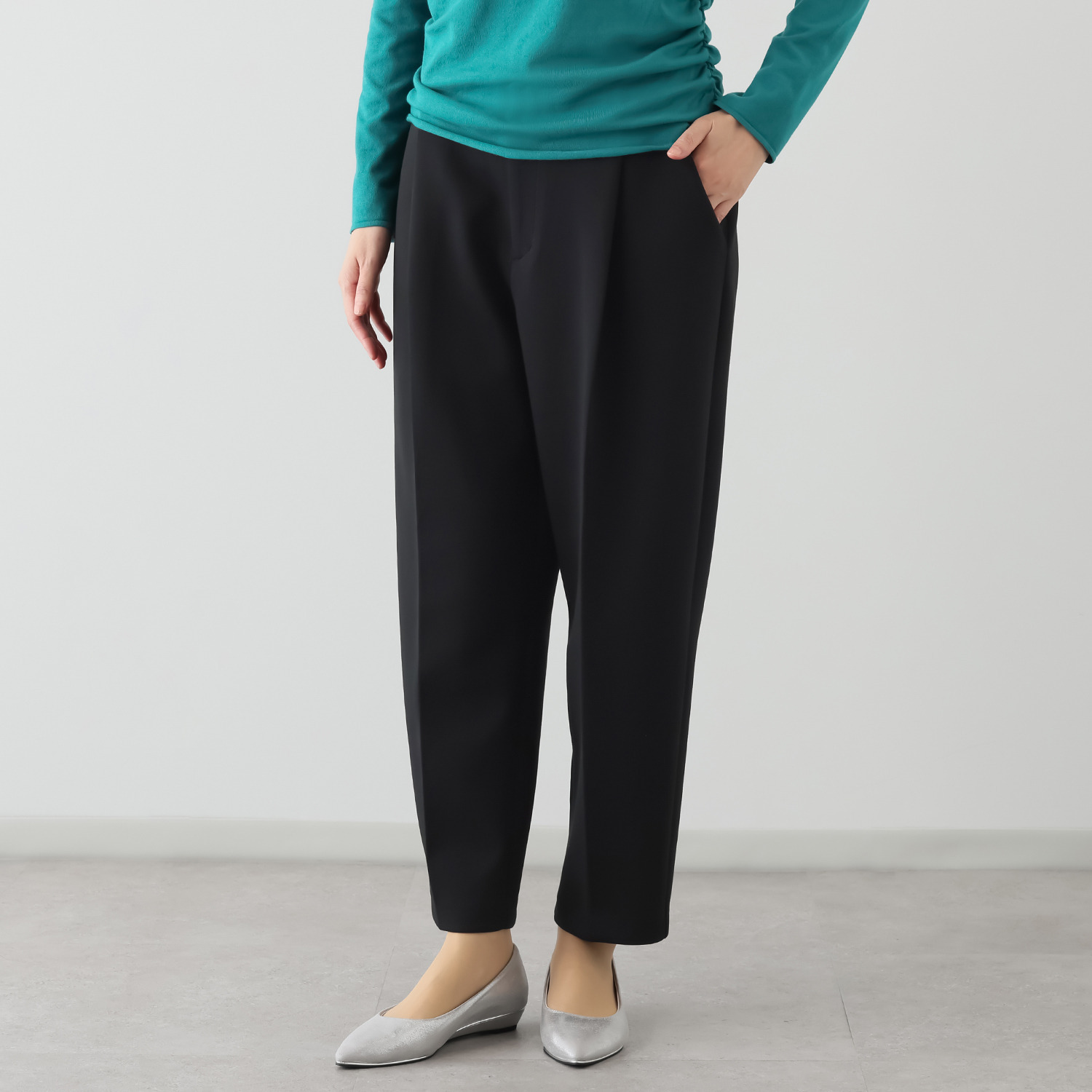 キリ　エ　キリ スポンジニット ハンサムパンツ