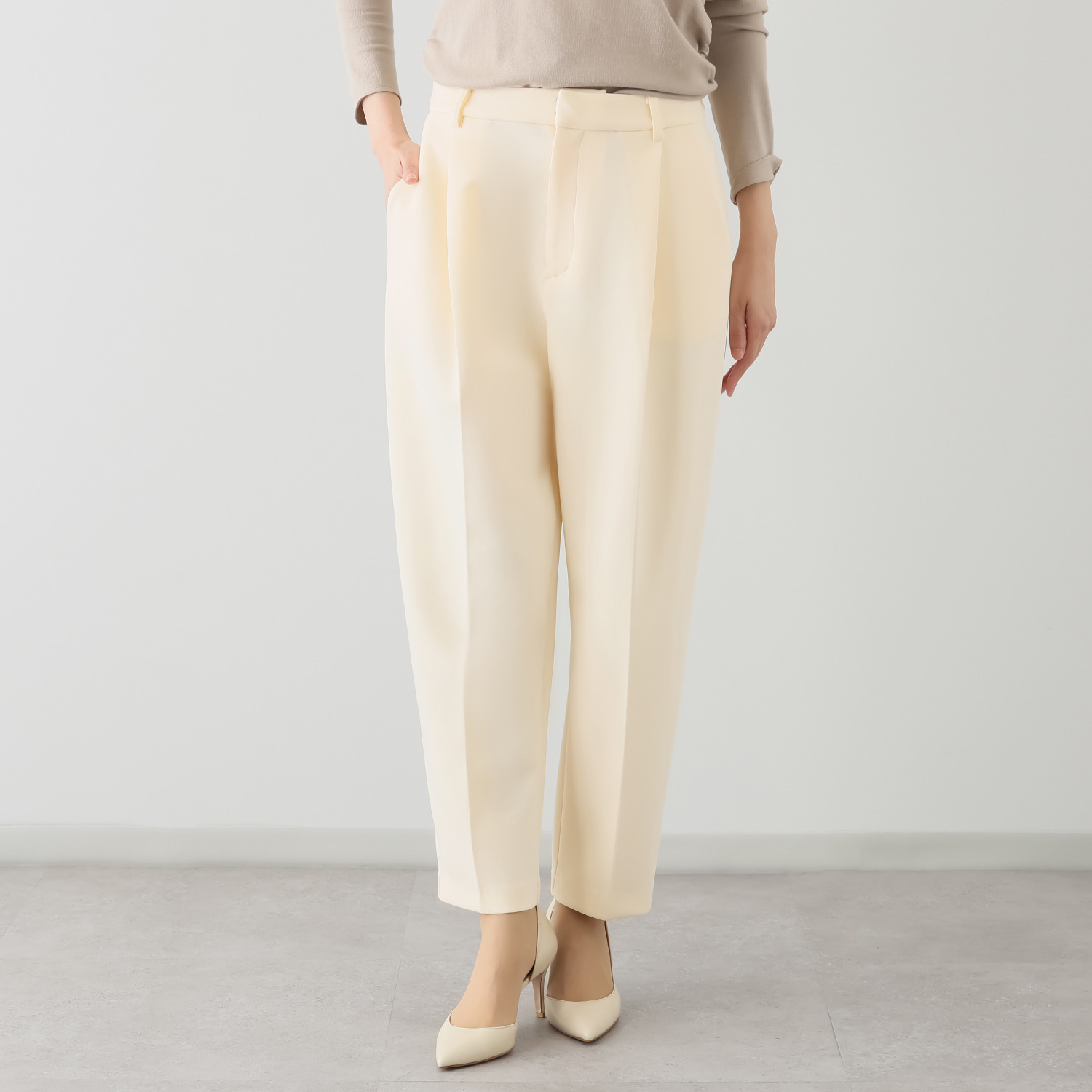 キリ　エ　キリ スポンジニット ハンサムパンツ