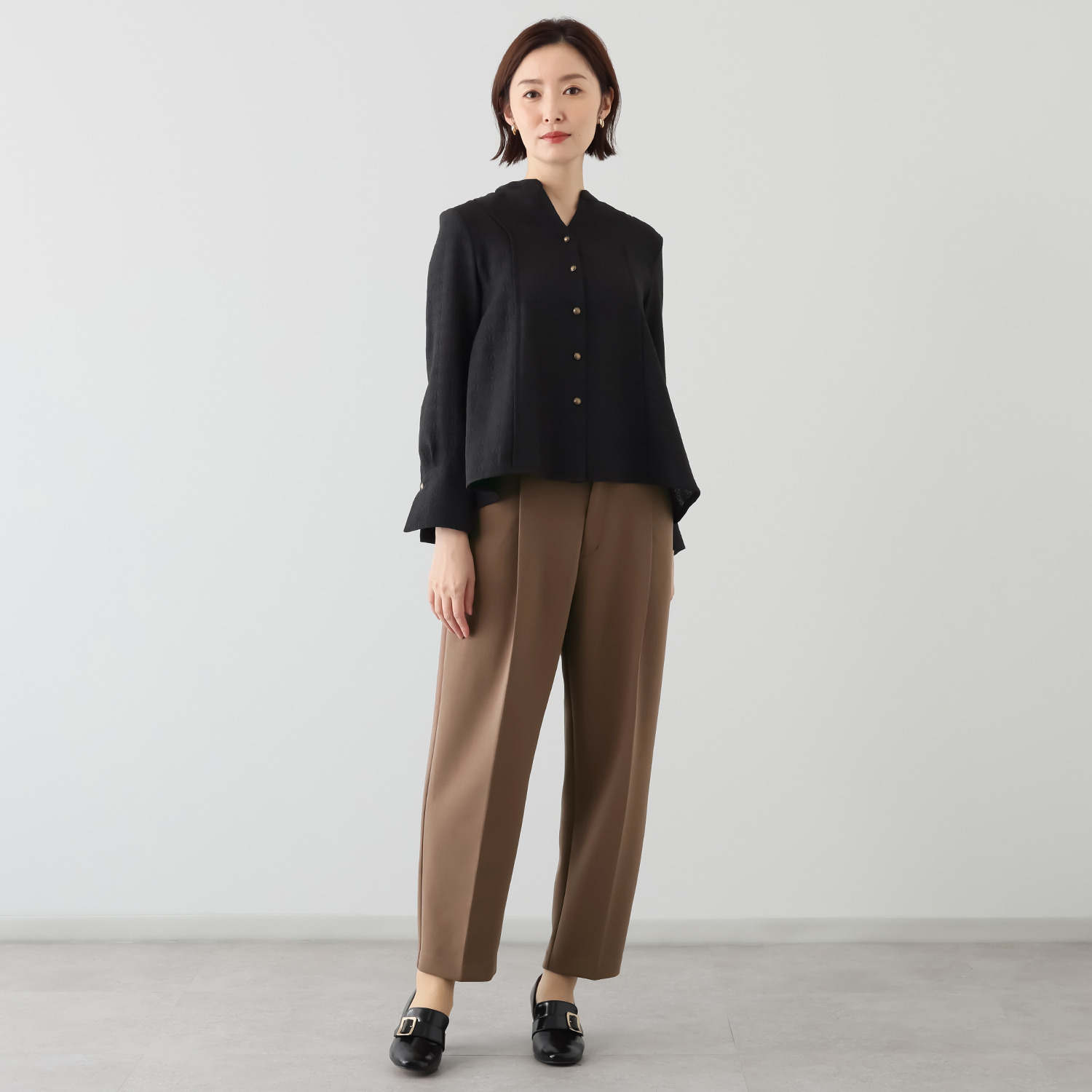 キリ　エ　キリ スポンジニット ハンサムパンツ