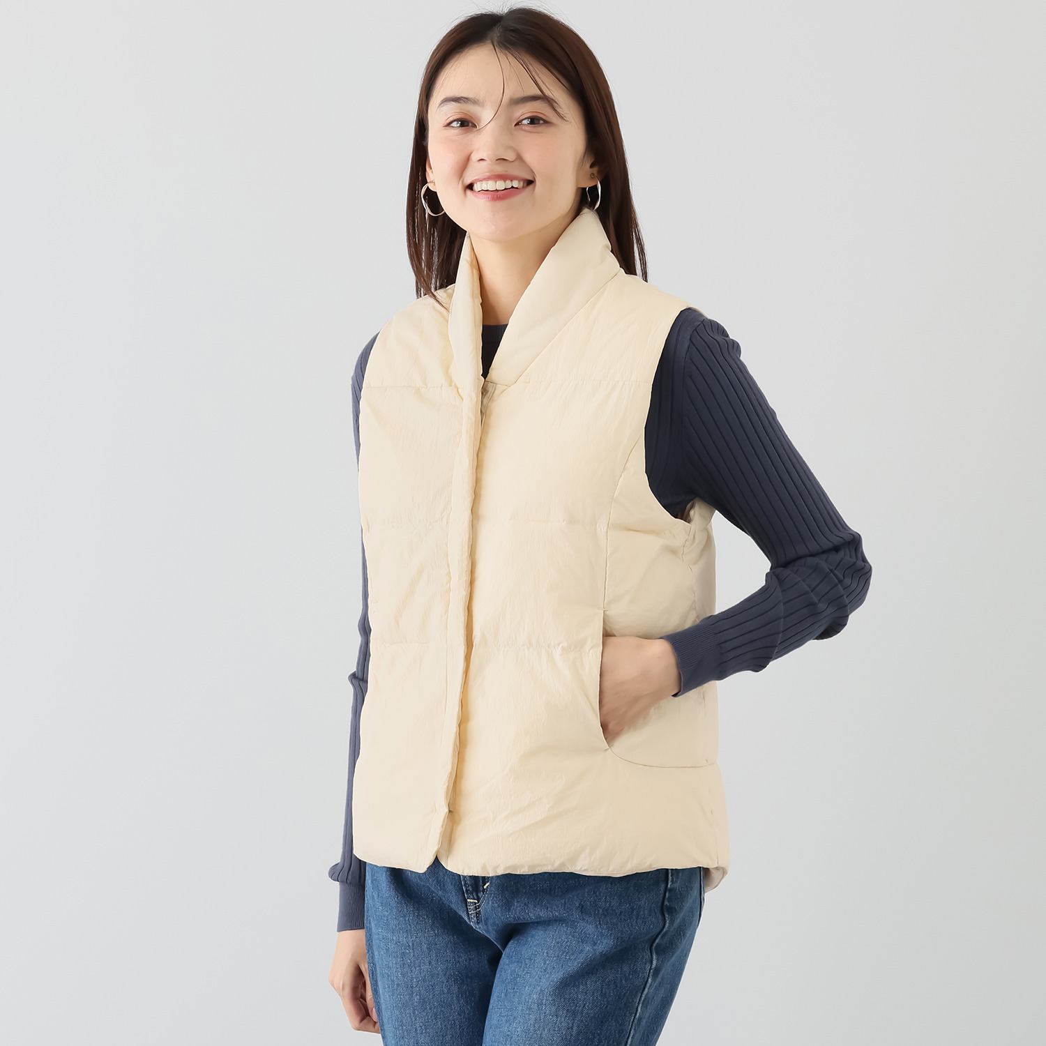 モリリン 羽毛入りヒーターベスト モバイルバッテリーセット