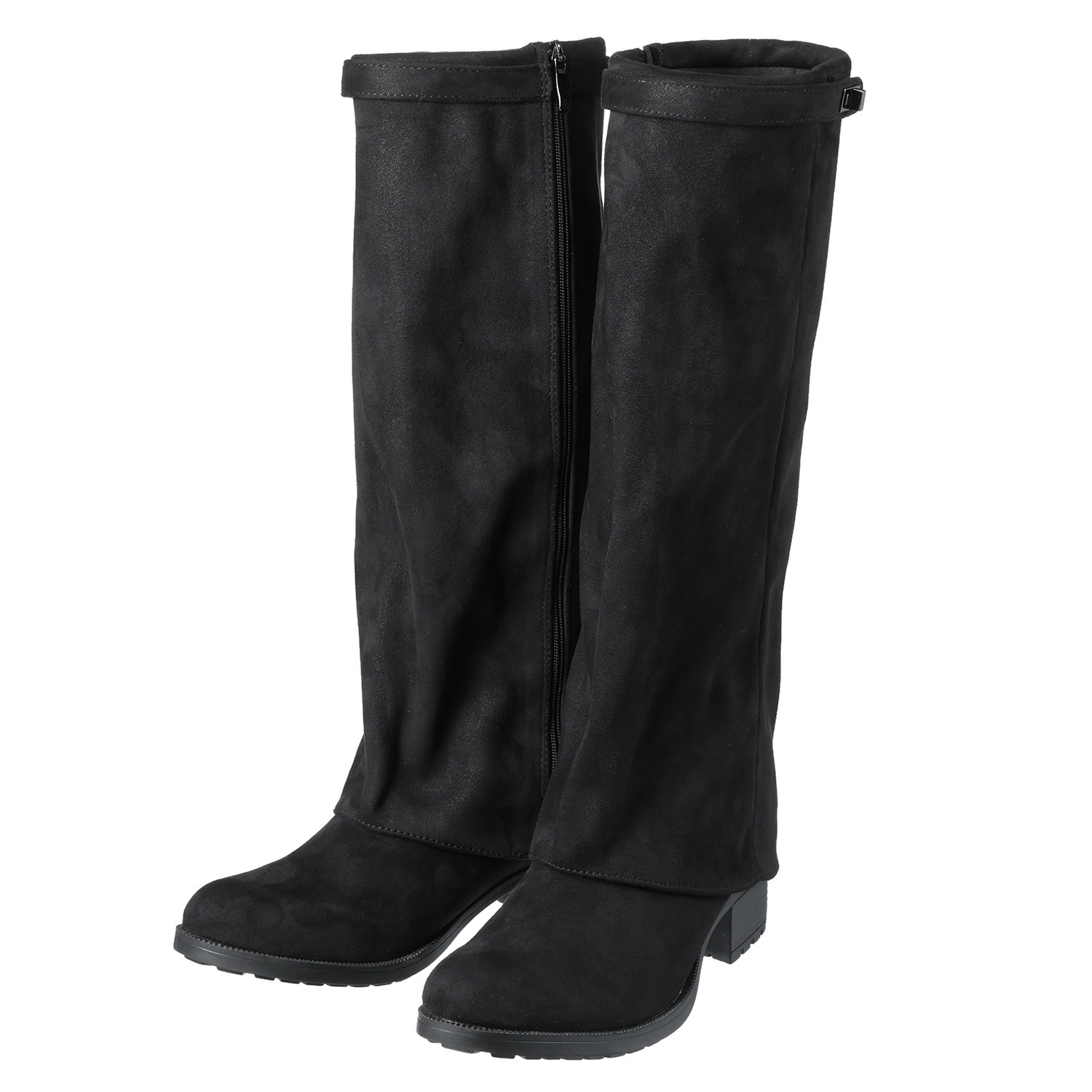 ブソラ はっ水 スラウチーロングブーツ