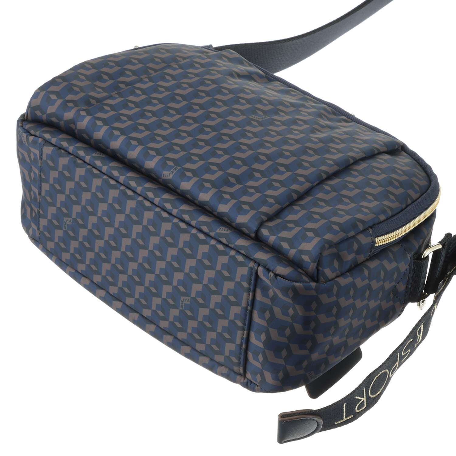 ＥＬＬＥ　ＳＰＯＲＴ はっ水 お財布機能付 軽量ショルダーバッグ