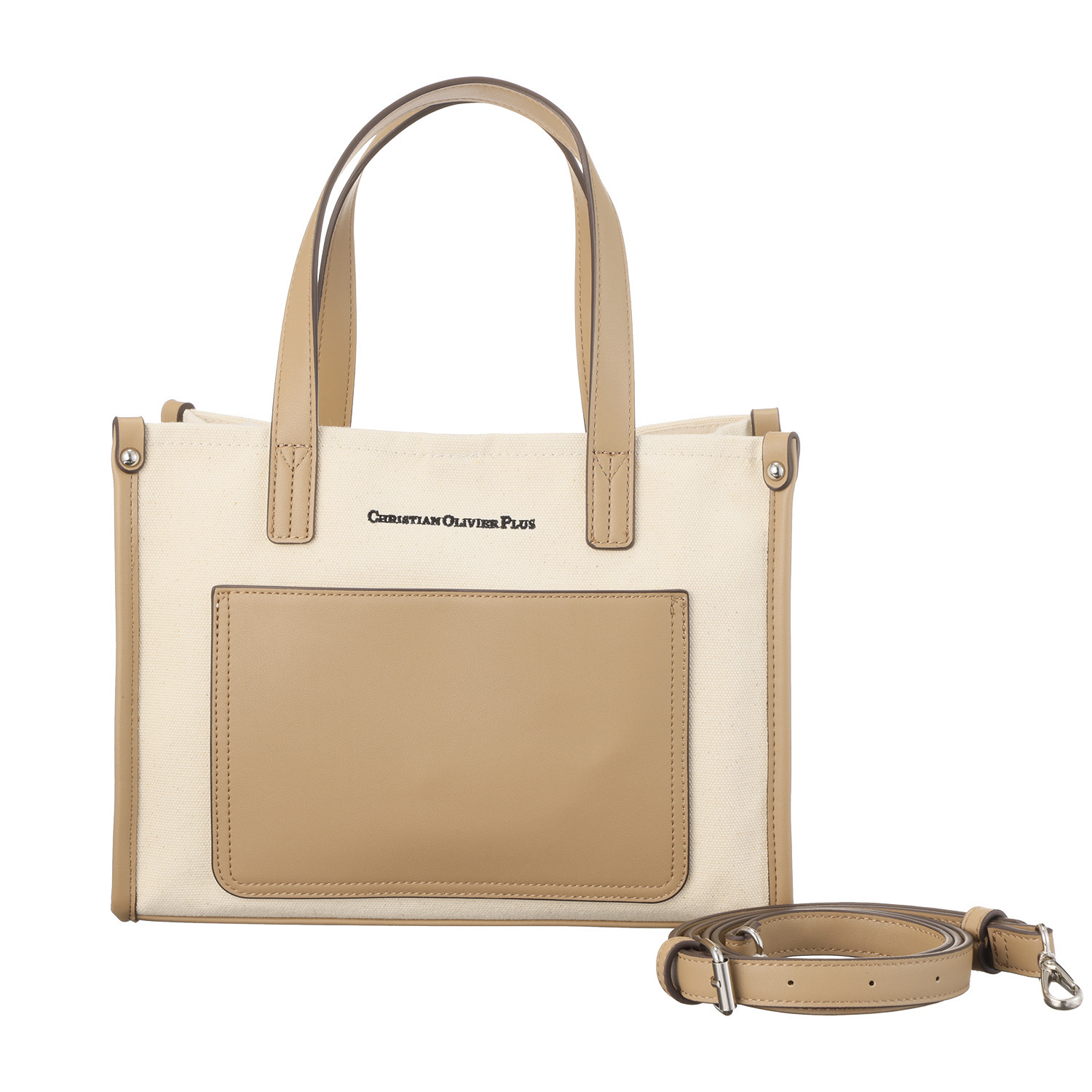 クリスチャン　オリビエ 軽量 キャンバス ２ウェイトートバッグ