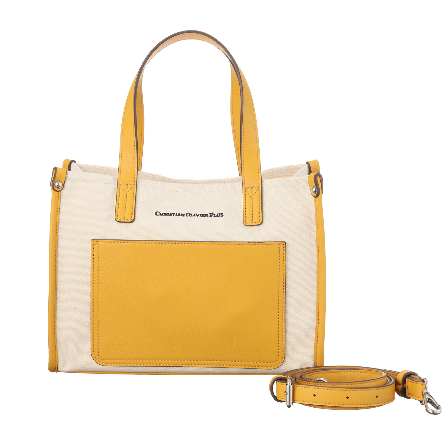 クリスチャン　オリビエ 軽量 キャンバス ２ウェイトートバッグ