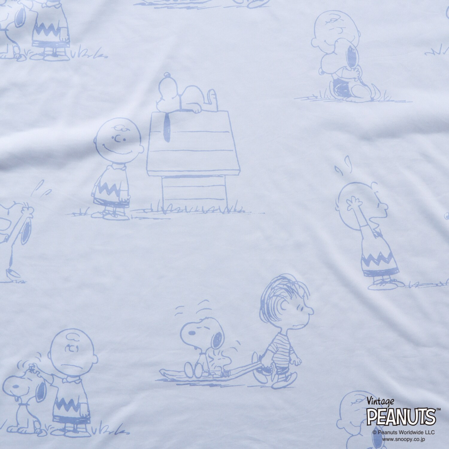 スヌーピー クール＆パイル リバーシブル ひざ掛け