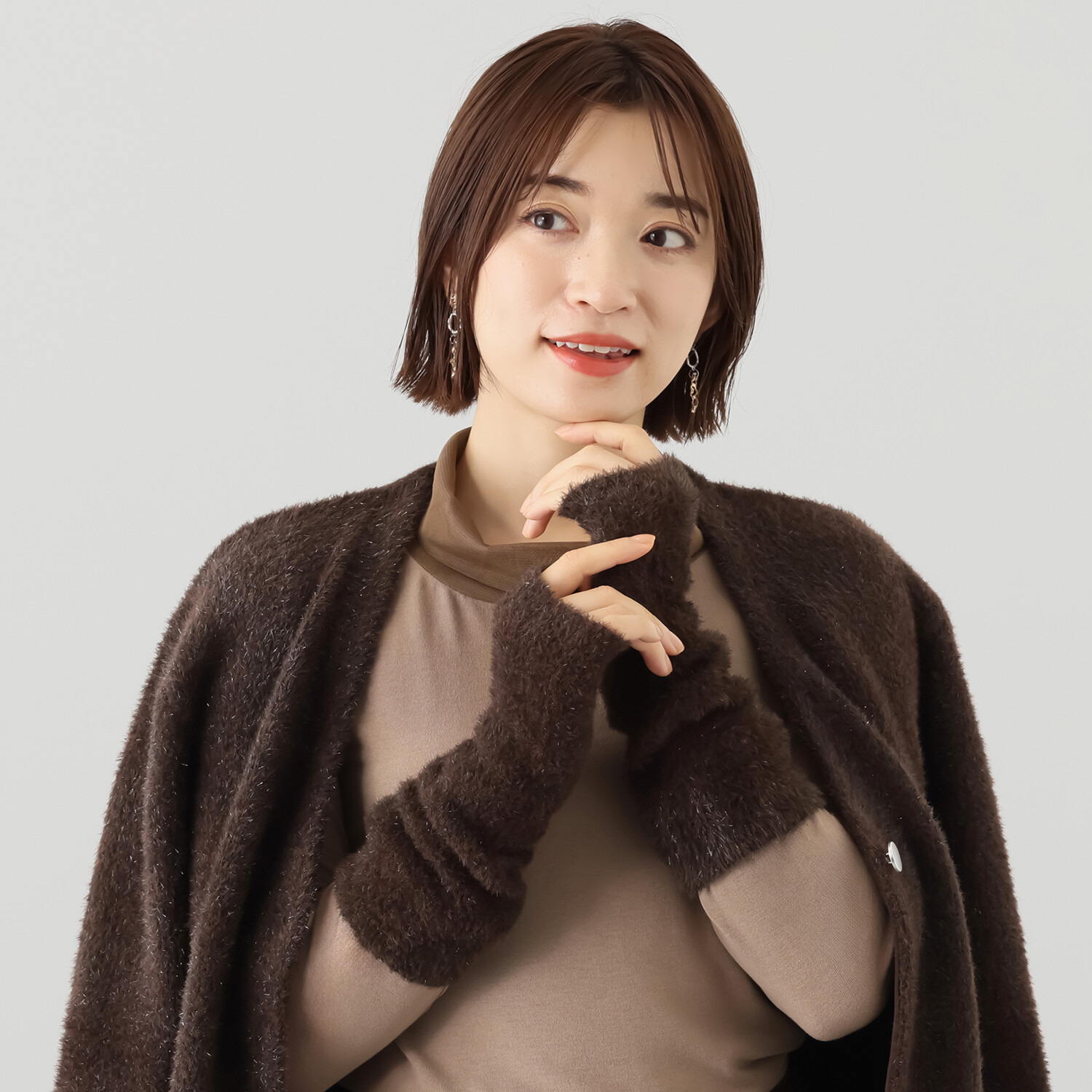 フーア ブリリアントラメ ニットアームカバー