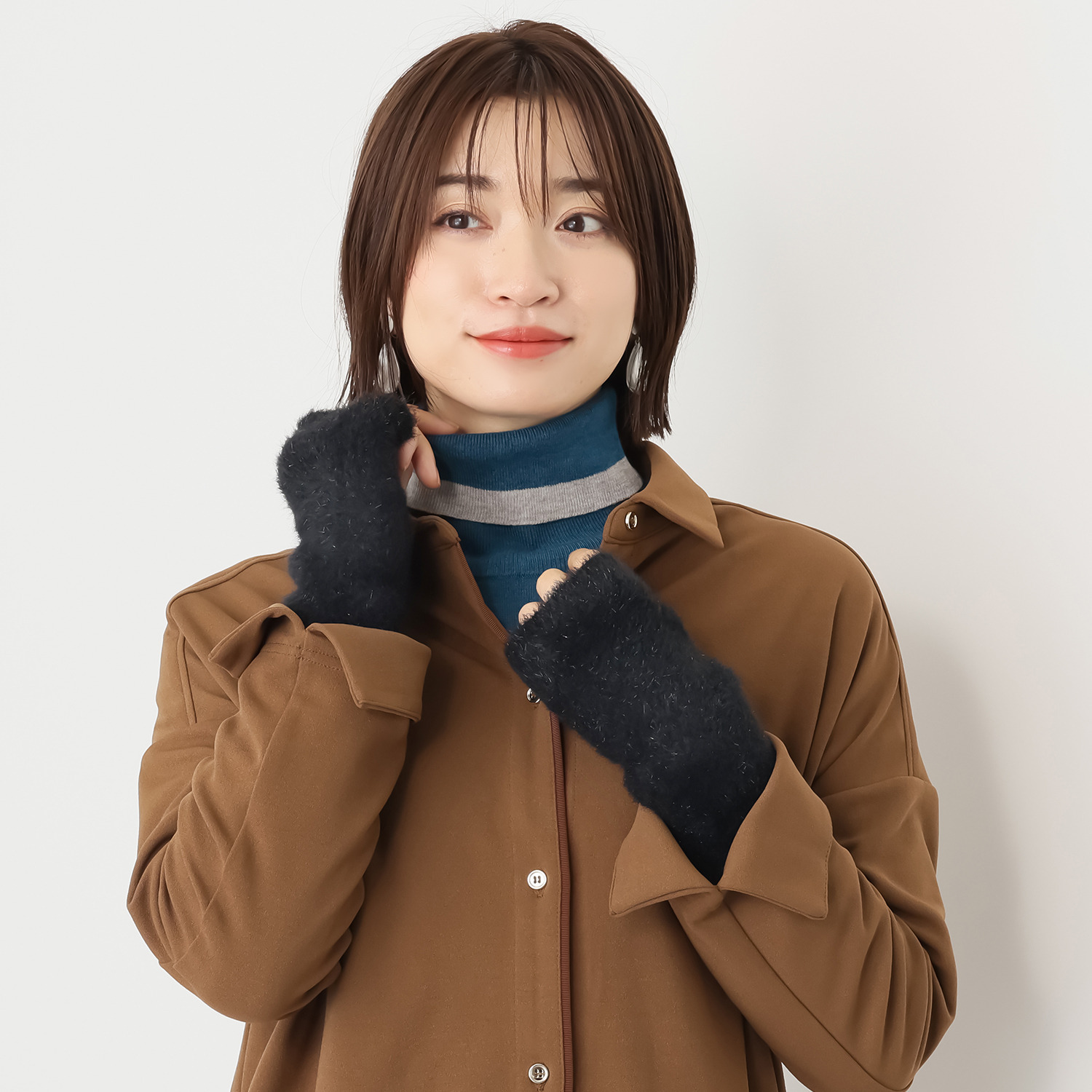 フーア ブリリアントラメ ニットアームカバー