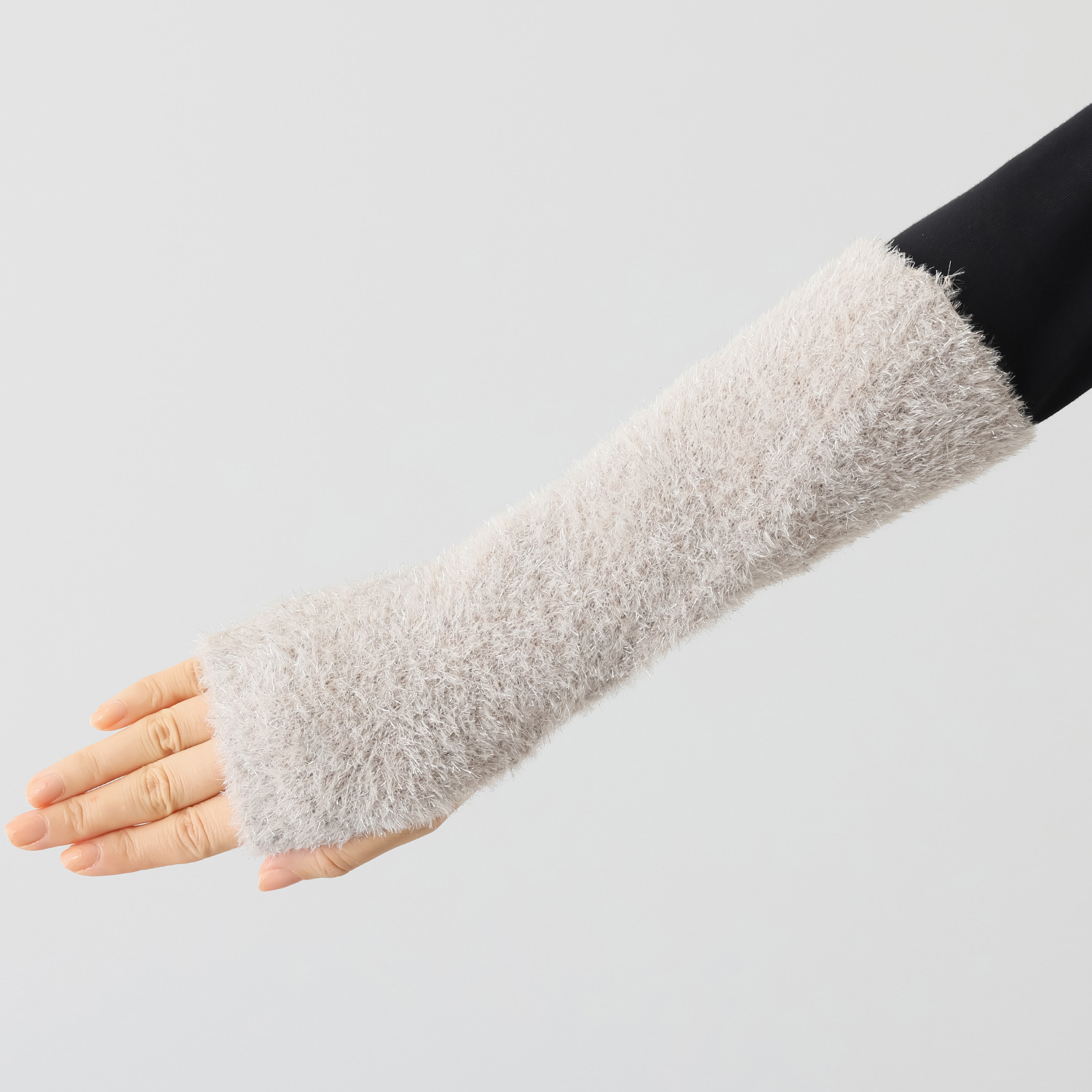 フーア ブリリアントラメ ニットアームカバー