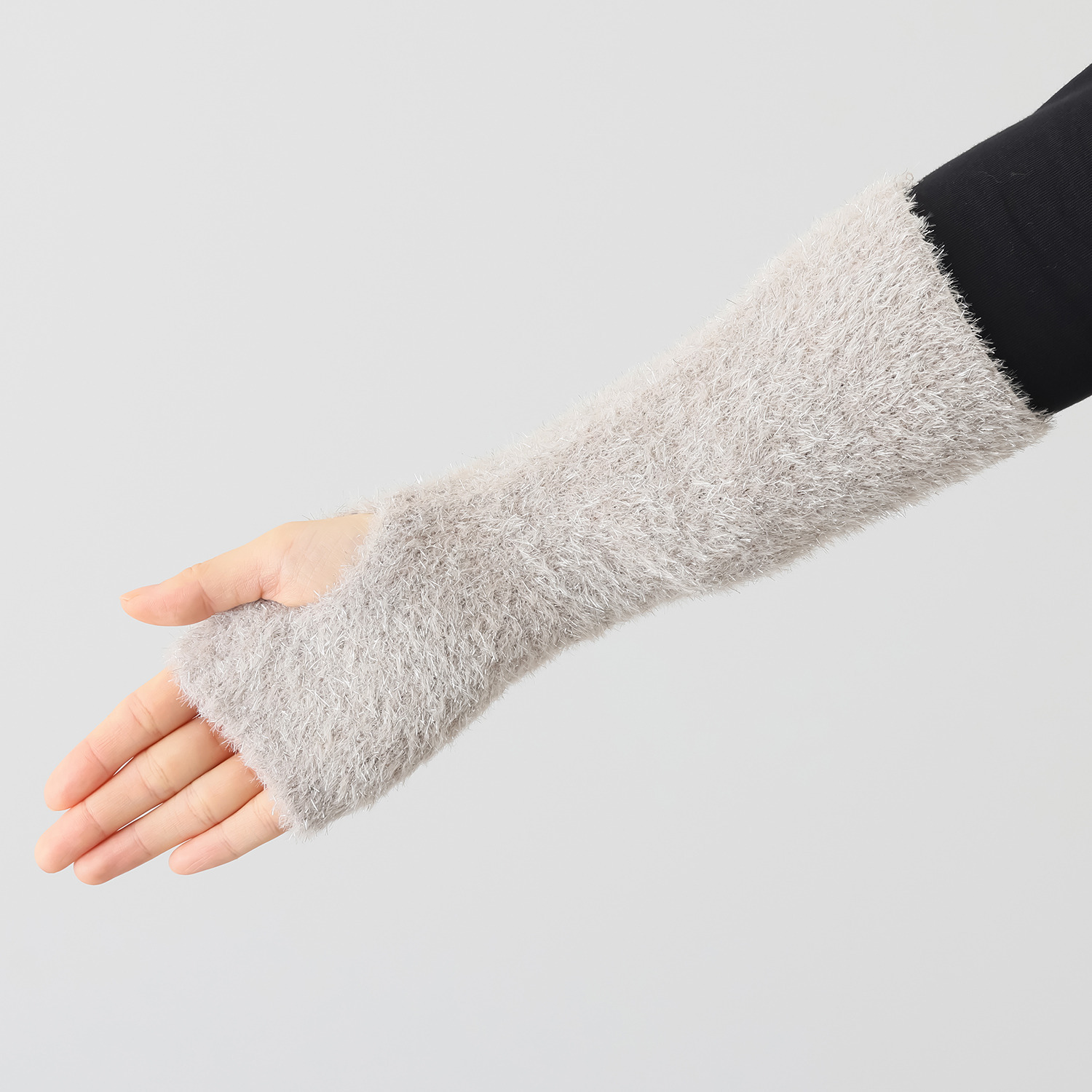 フーア ブリリアントラメ ニットアームカバー